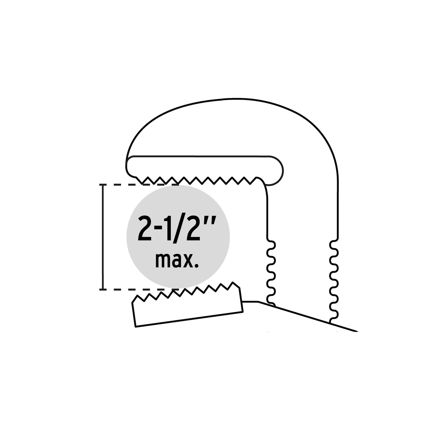 Llave stilson 24 pulg de hierro maleable