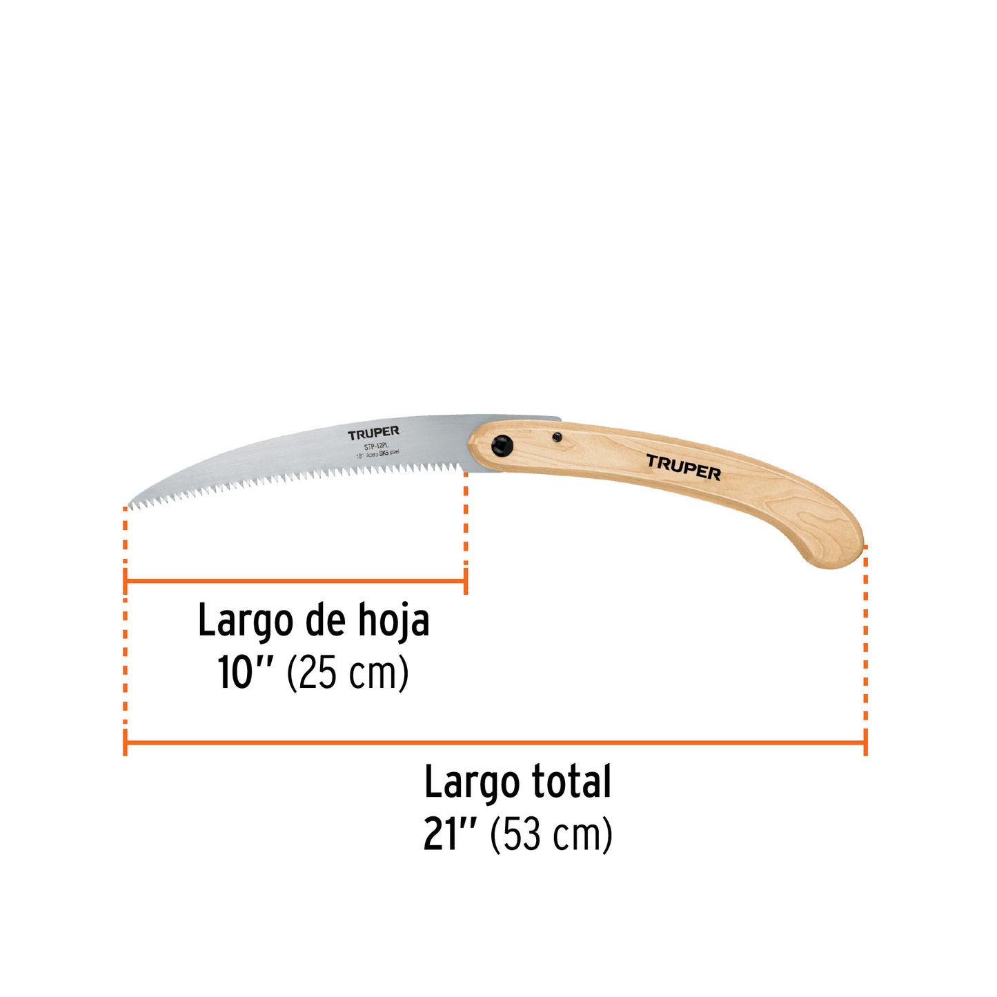 Serrucho plegable 10 hoja curva 6 DPP