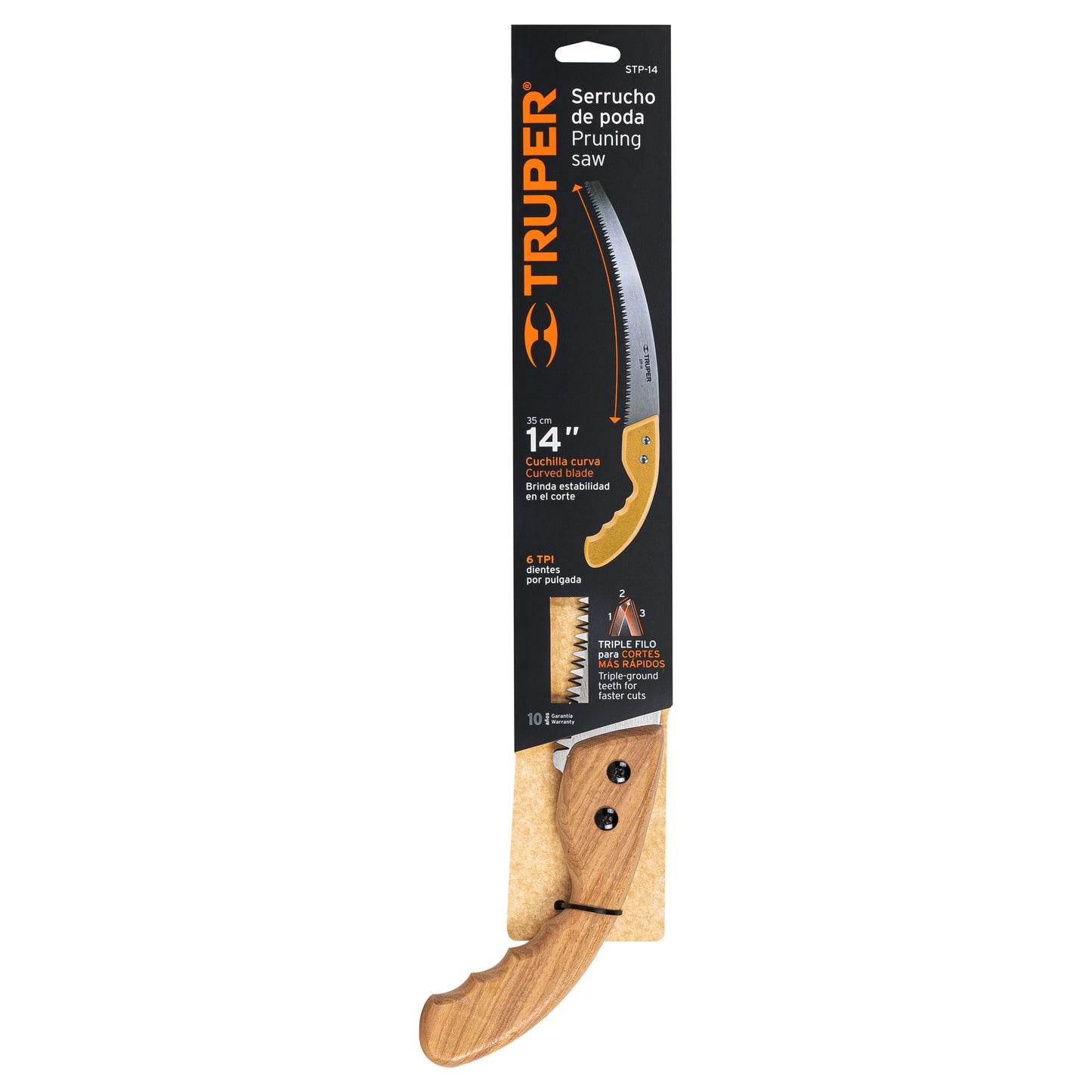 Serrucho de poda 14hoja curva6 DPP mango
