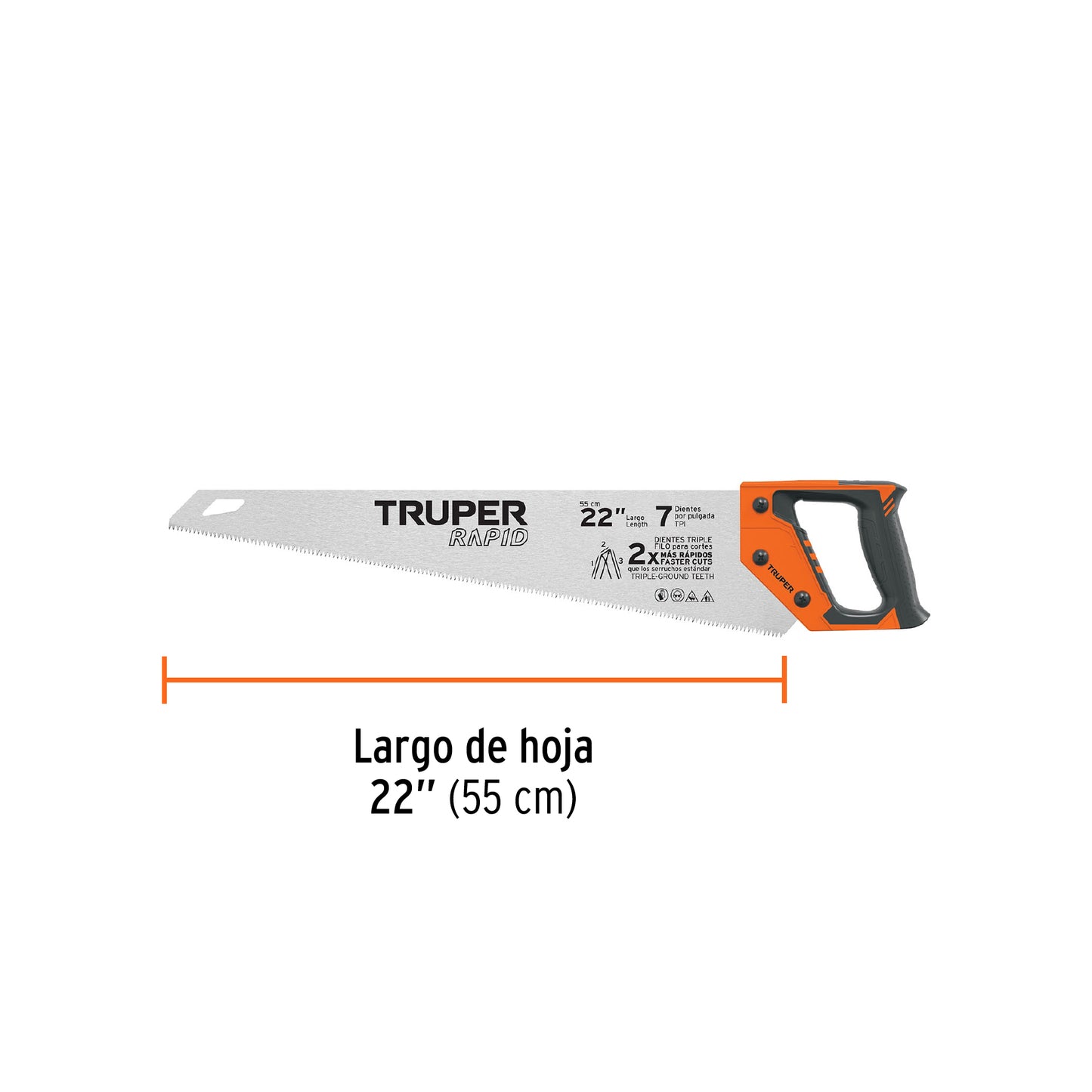 Serrucho Rapid 22 7 DPP mango Comfort