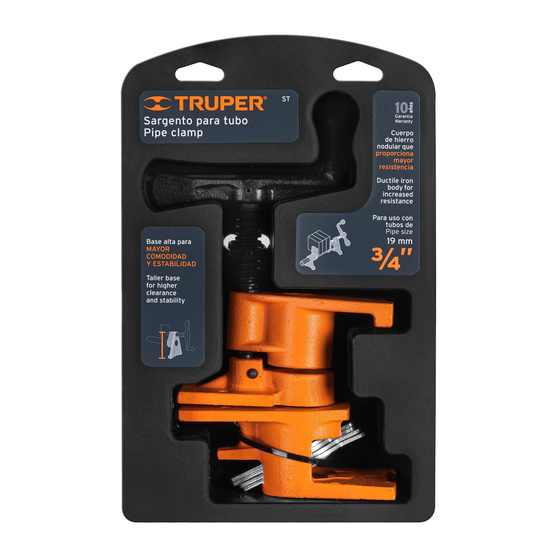 Sargento para tubo de 3/4 pulg - SKU 17740