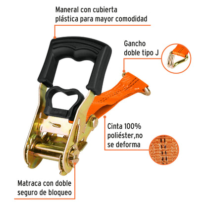Juego 2 sujetadores matraca 1500 kg