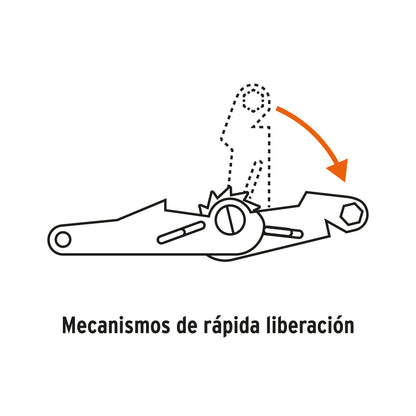 Sujetador con Matraca Carga Máxima 7500 kg