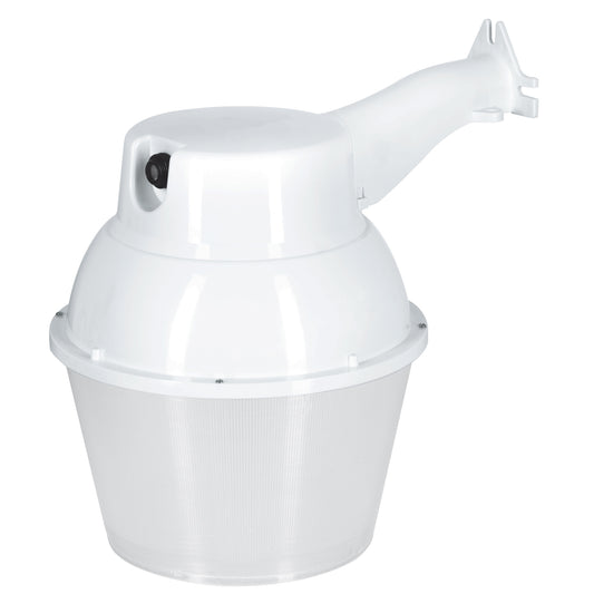 Luminario suburbano de ABS con sensor de luz y base E26/E27