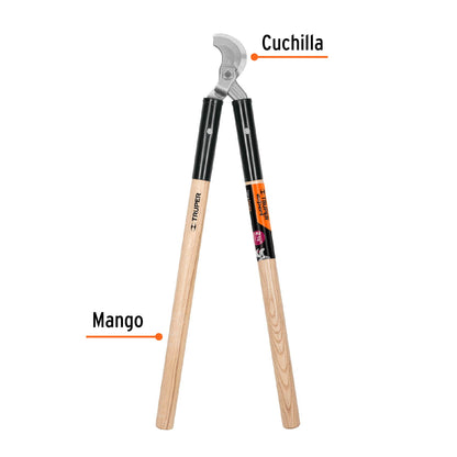 Tijera para ramas de uso rudo con mangos 80cm
