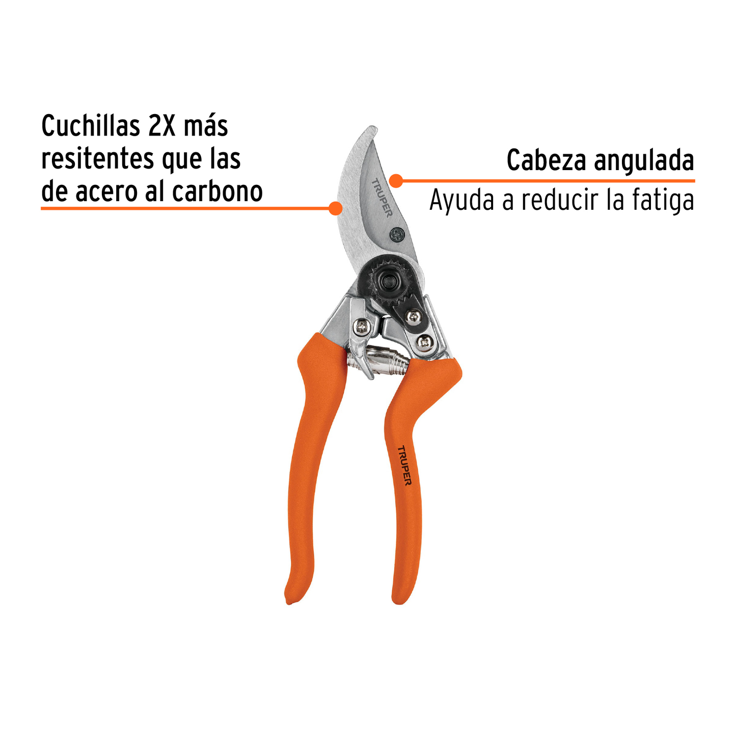 Tijera de aluminio con cuchilla de paso 8