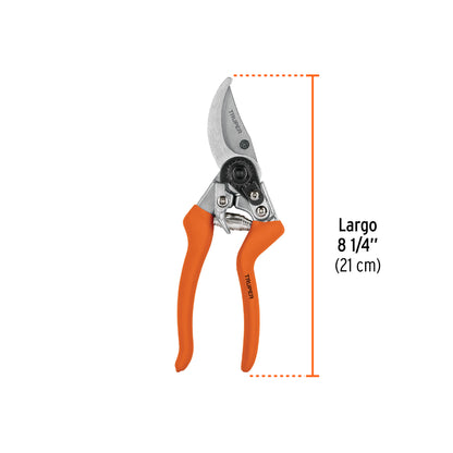 Tijera de aluminio con cuchilla de paso 8