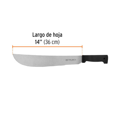 Machete Estándar 14 pulg Cacha Negra