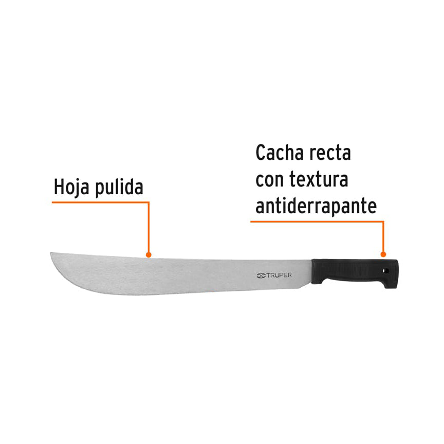 Machete Estándar 16 pulg Cacha Negra