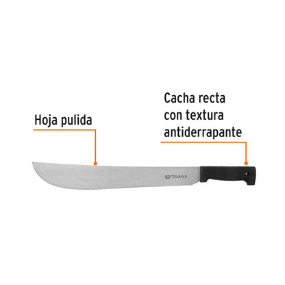 Machete Estándar 16 pulg Cacha Negra