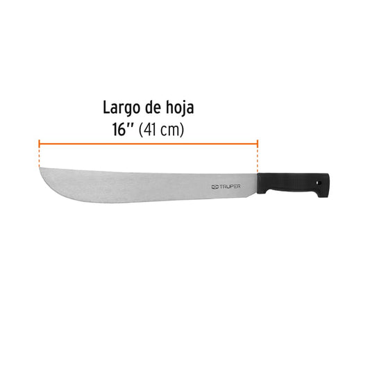 Machete Estándar 16 pulg Cacha Negra