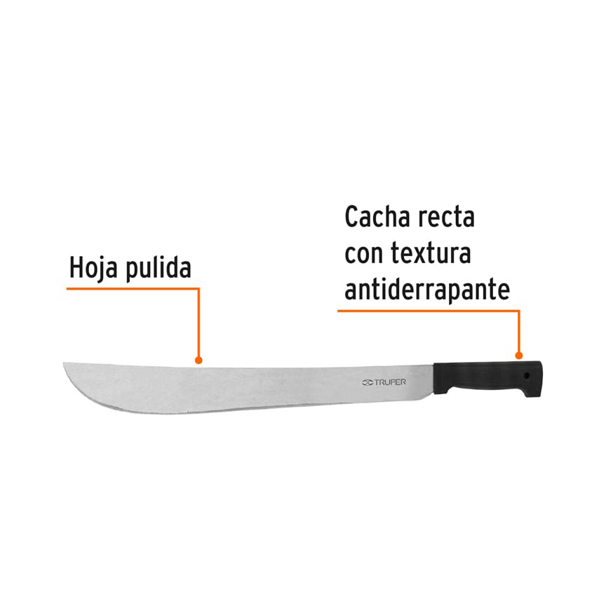 Machete Estándar 18 pulg Cacha Negra