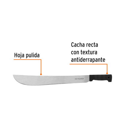 Machete Estándar 18 pulg Cacha Negra