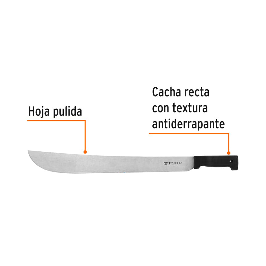 Machete Estándar 20 pulg Cacha Negra