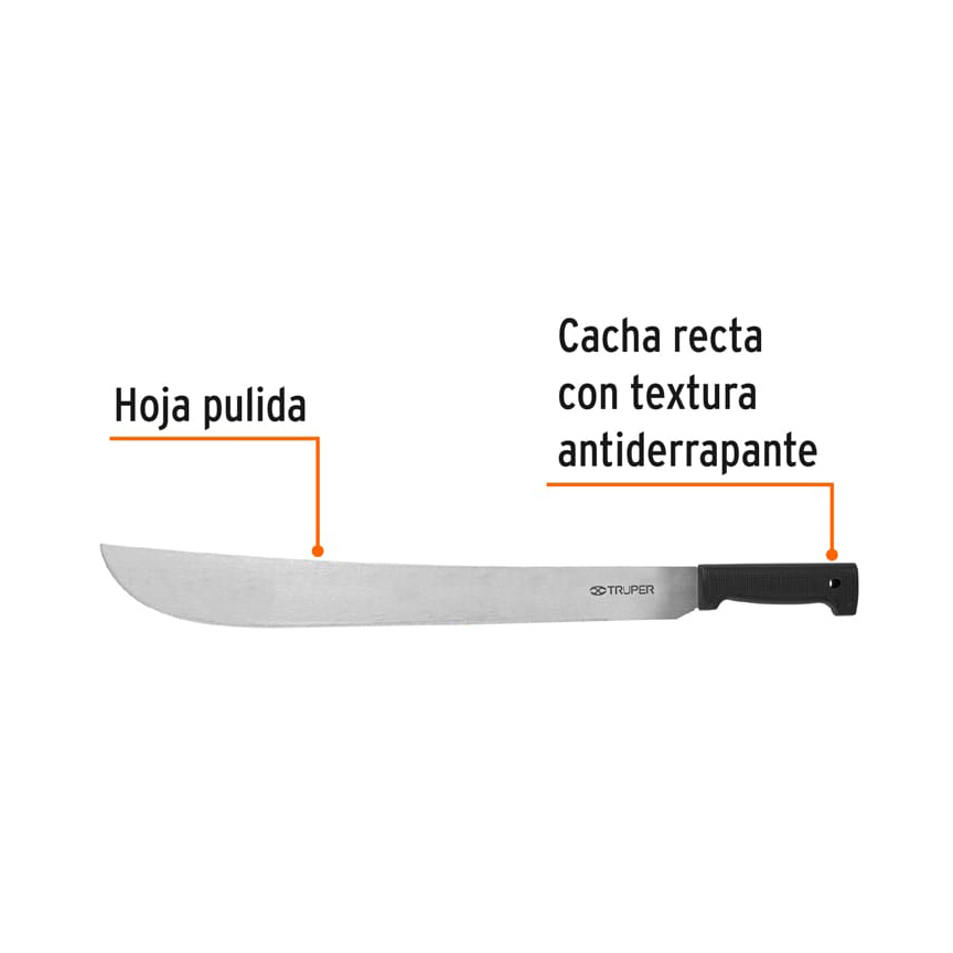 Machete Estándar 22 pulg Cacha Negra