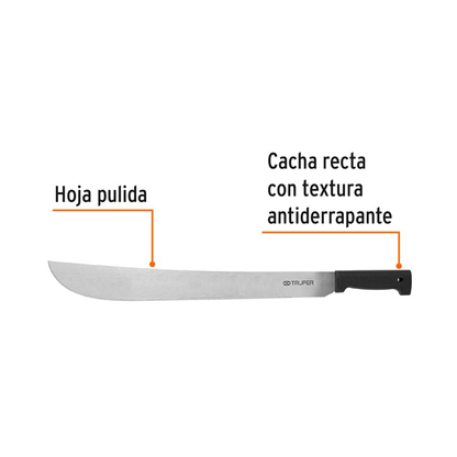 Machete Estándar 22 pulg Cacha Negra