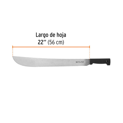 Machete Estándar 22 pulg Cacha Negra