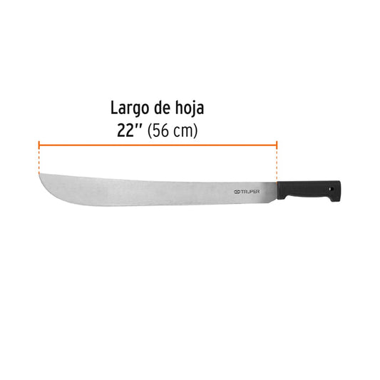 Machete Estándar 22 pulg Cacha Negra