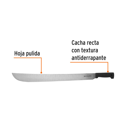 Machete Estándar 24 pulg Cacha Negra