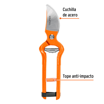 Tijera de poda forjada con cuchilla de paso 10