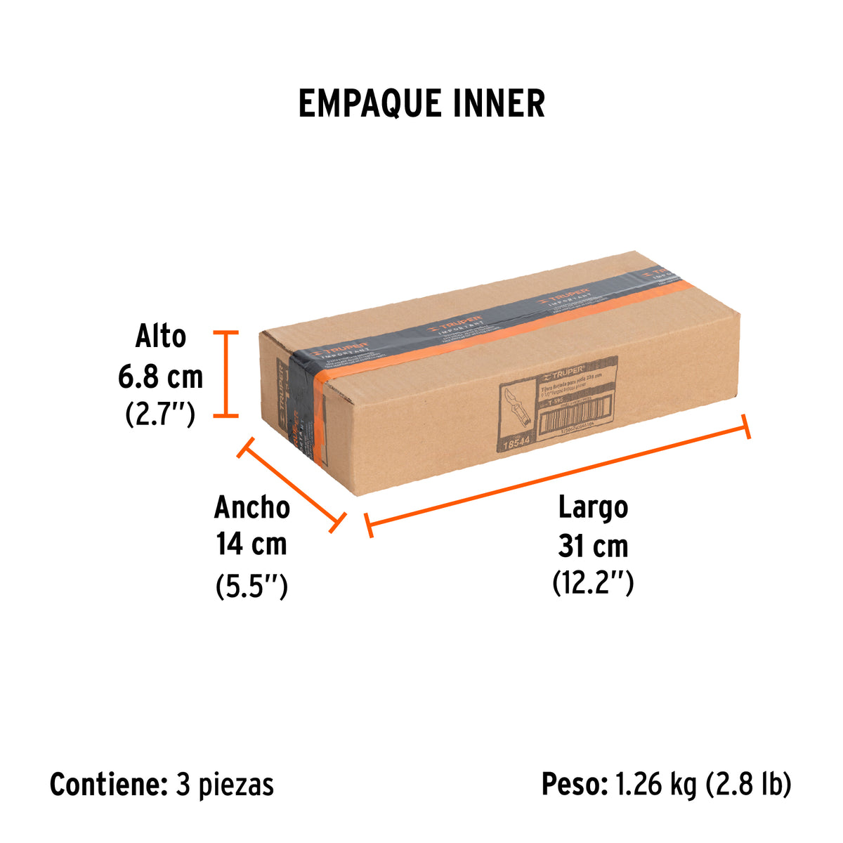 Tijera para poda 9-1/2" forjada cuchilla de paso · vista 6