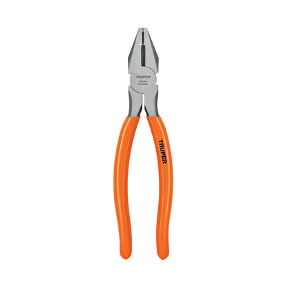 Pinza para electricista 8" uso rudo con mango PVC