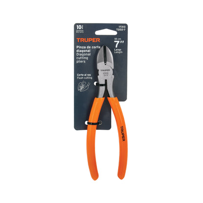 Pinza de corte diagonal de 18 cm con mango de PVC