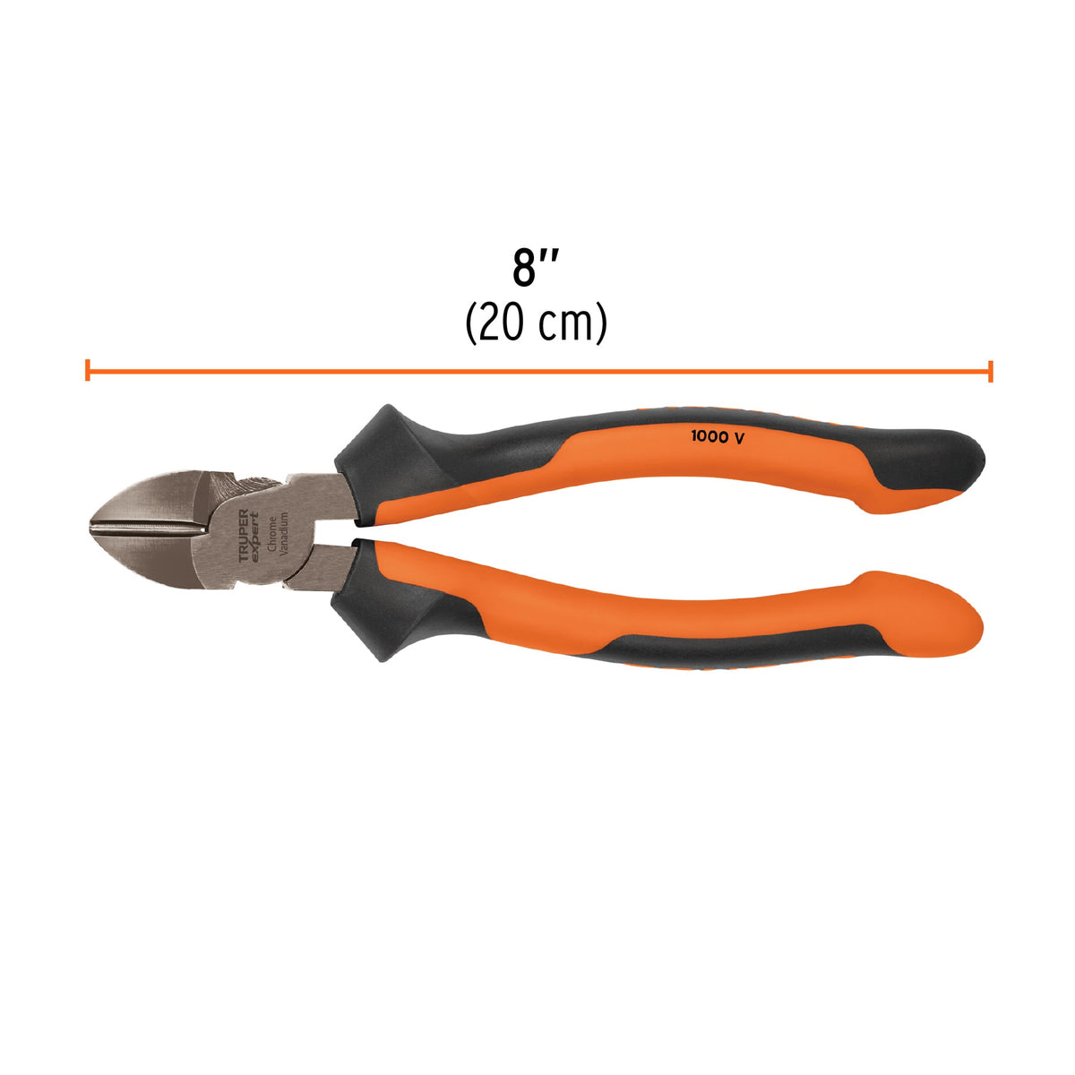 Pinza corte diagonal 8" alta palanca, Comfort Grip, Expert · vista 3