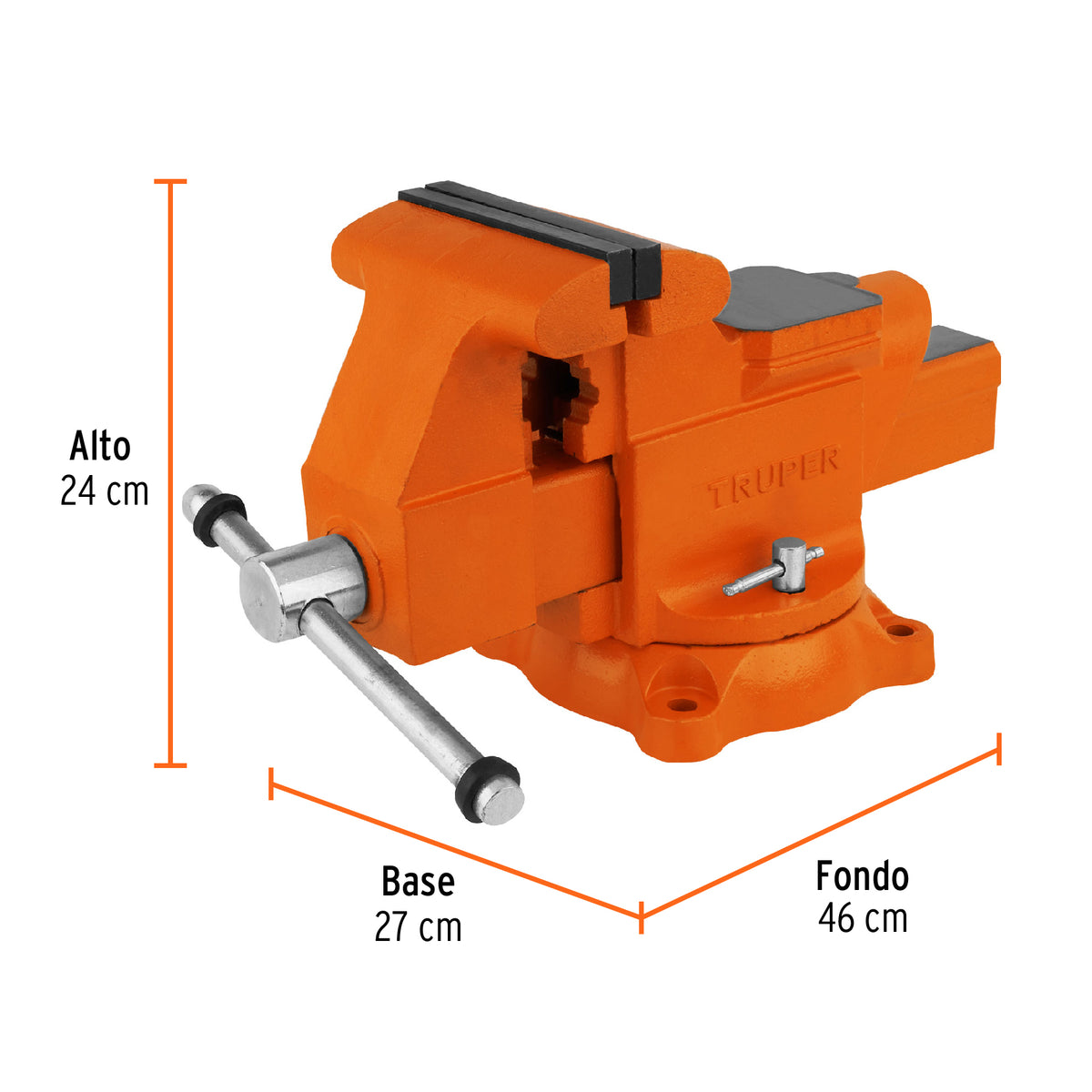 Tornillo de banco 6 pulg uso industrial - SKU 18594