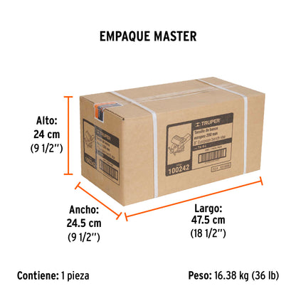 Tornillo de banco 8 pulg tipo europeo - SKU 100242