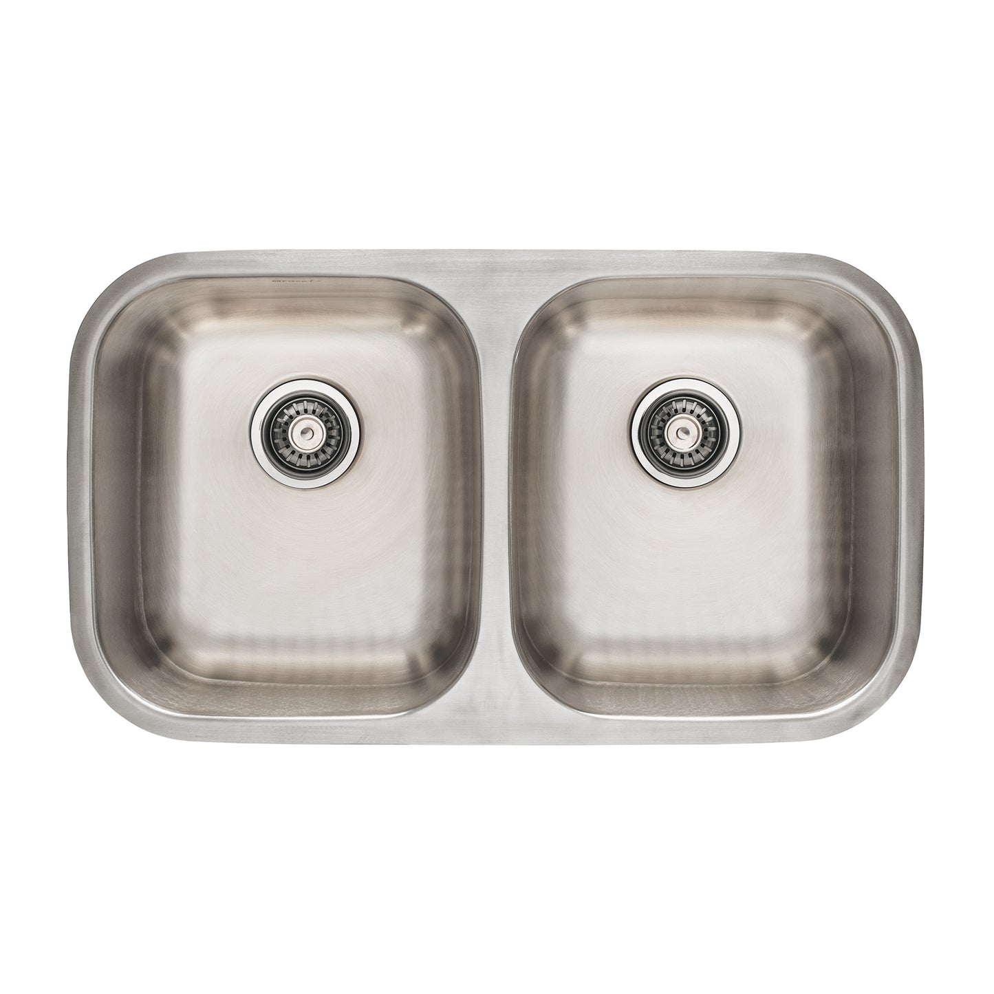 Tarja de submontar de 82x47x23 cm con doble tina y acabado satín