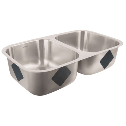 Tarja de submontar de 82x47x23 cm con doble tina y acabado satín