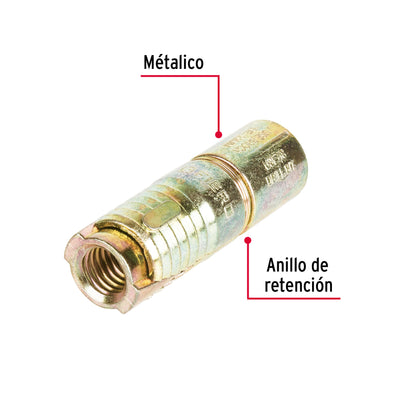 2 Taquetes Expansivos 1/2 pulg sin Tornillo