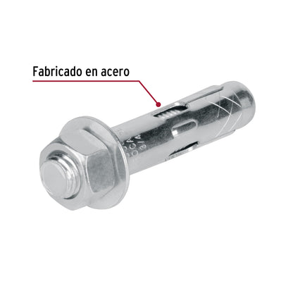 2 Taquetes Expansivos 5/8 pulg con Tornillo