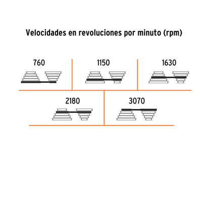 Taladro de banco 8 pulg 1/3 HP 1/2 pulg - SKU 16174