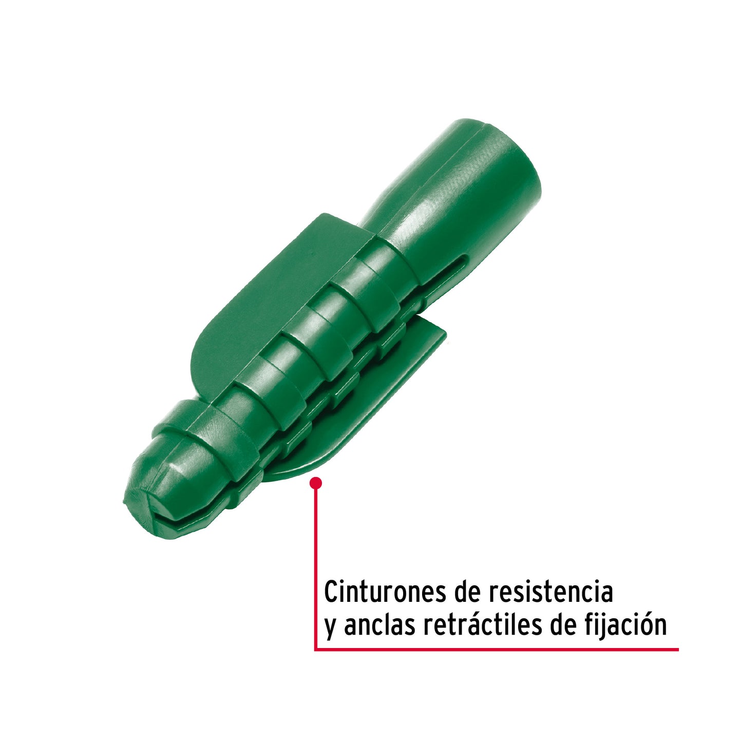 50 Taquetes de Plástico 1/2 pulg