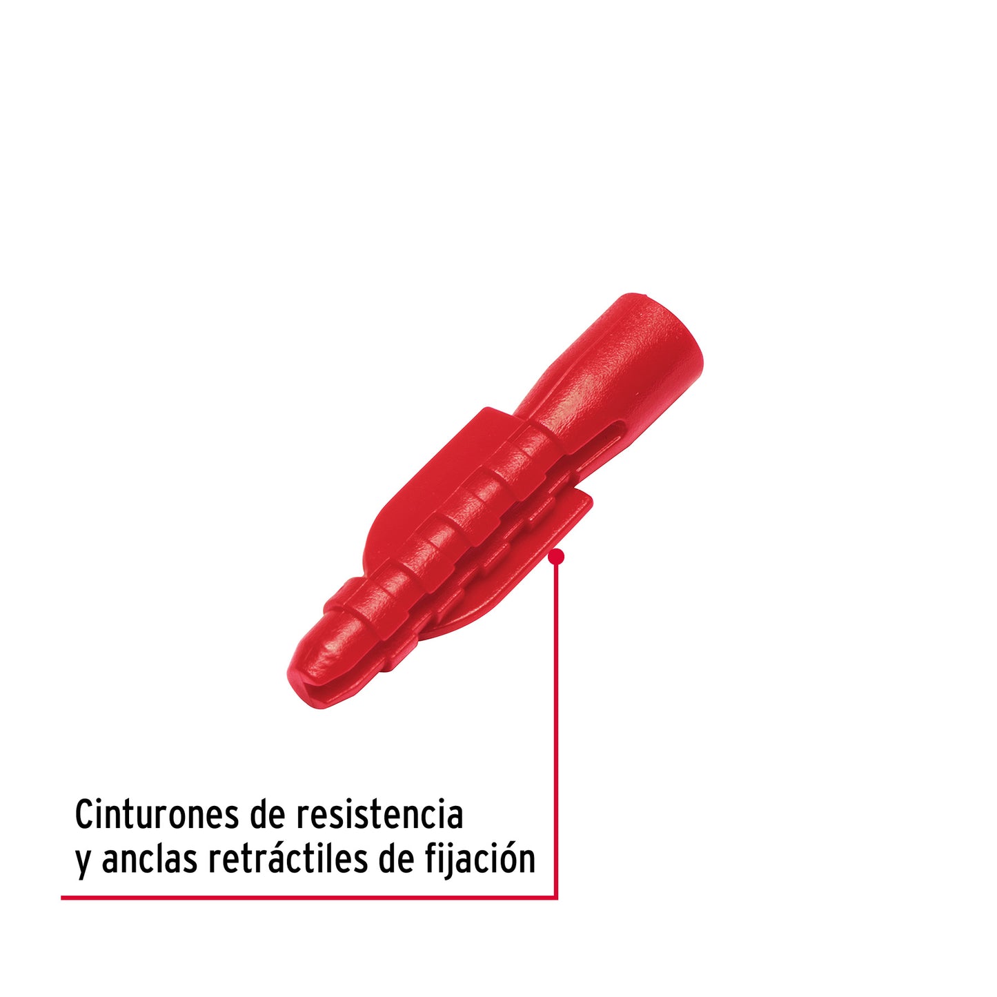 50 Taquetes de Plástico 1/4 pulg