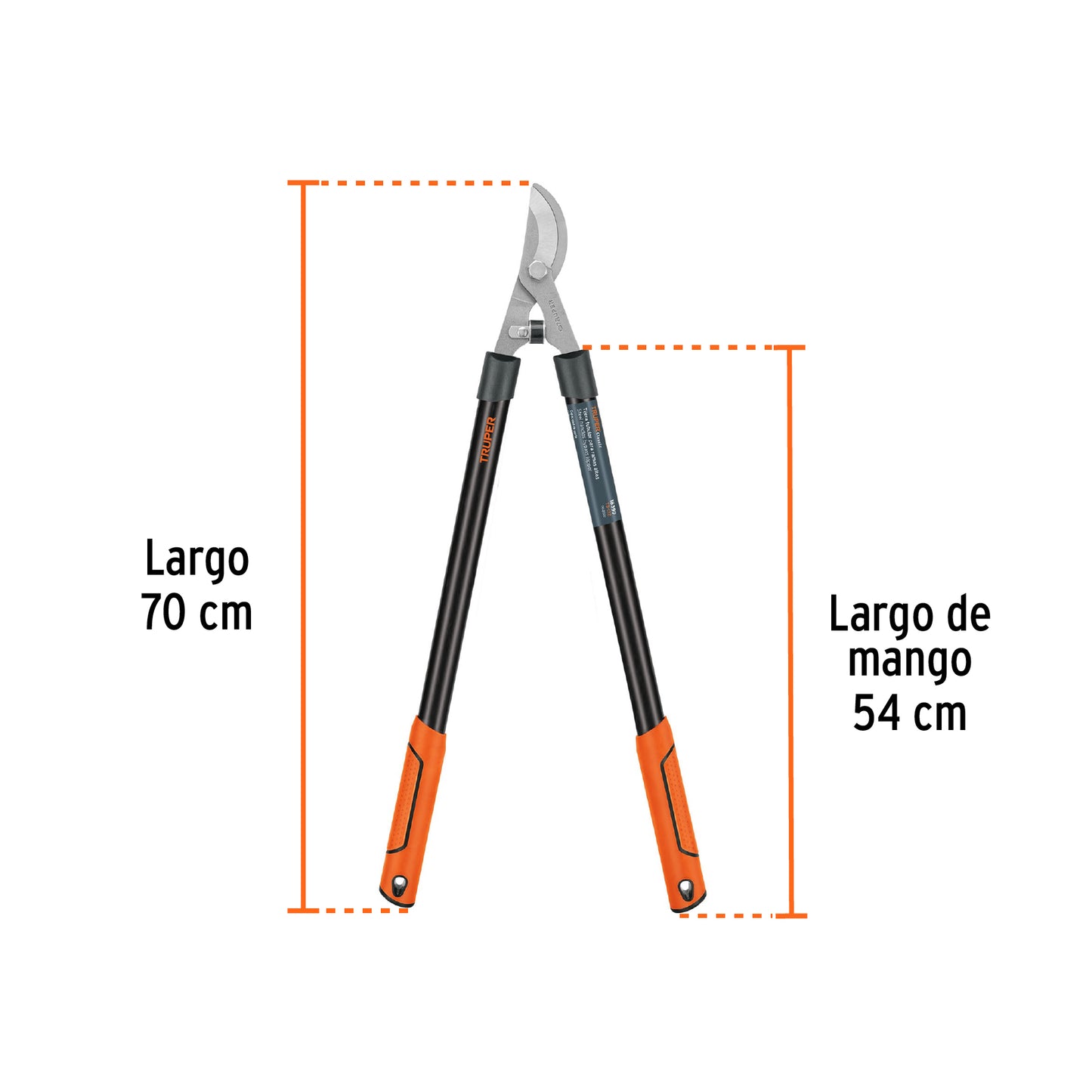 Tijera para ramas Classic con mangos tubulares 70cm