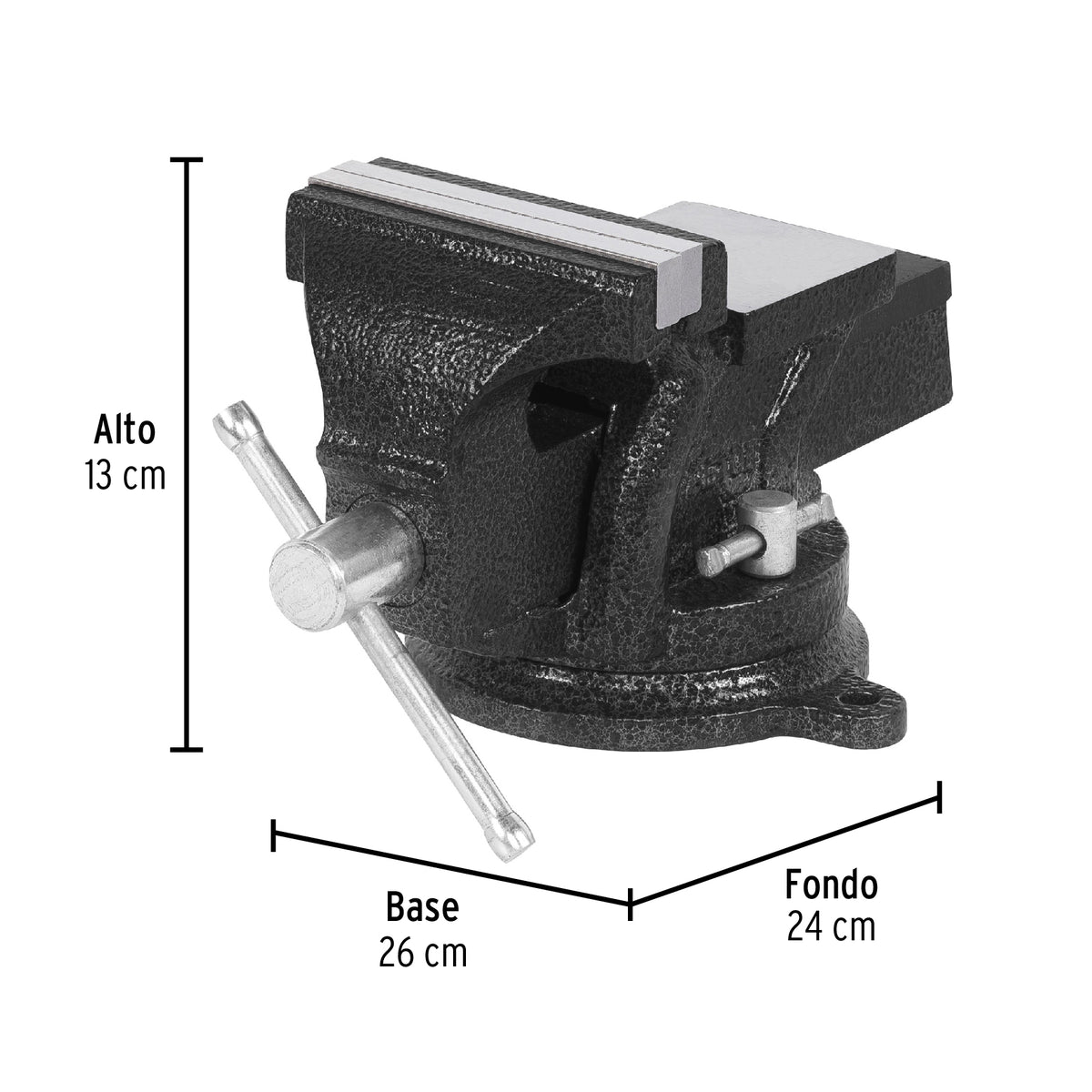 Tornillo de banco 4 pulg de hierro gris - SKU 26039