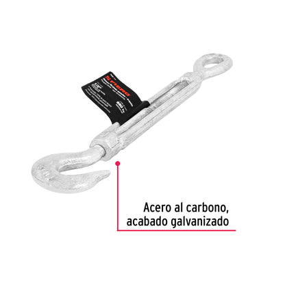 Tensor Forjado Ojo Gancho 1/2 Pulgada