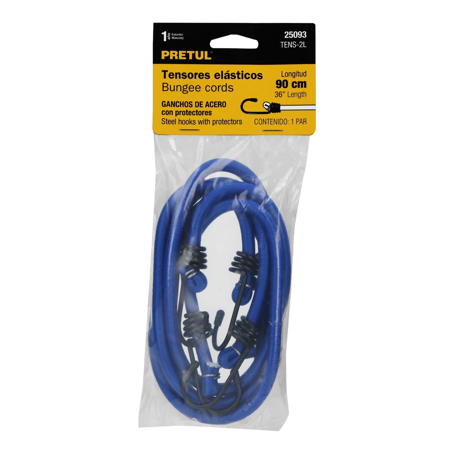 Tensores elásticos azules de 90 cm