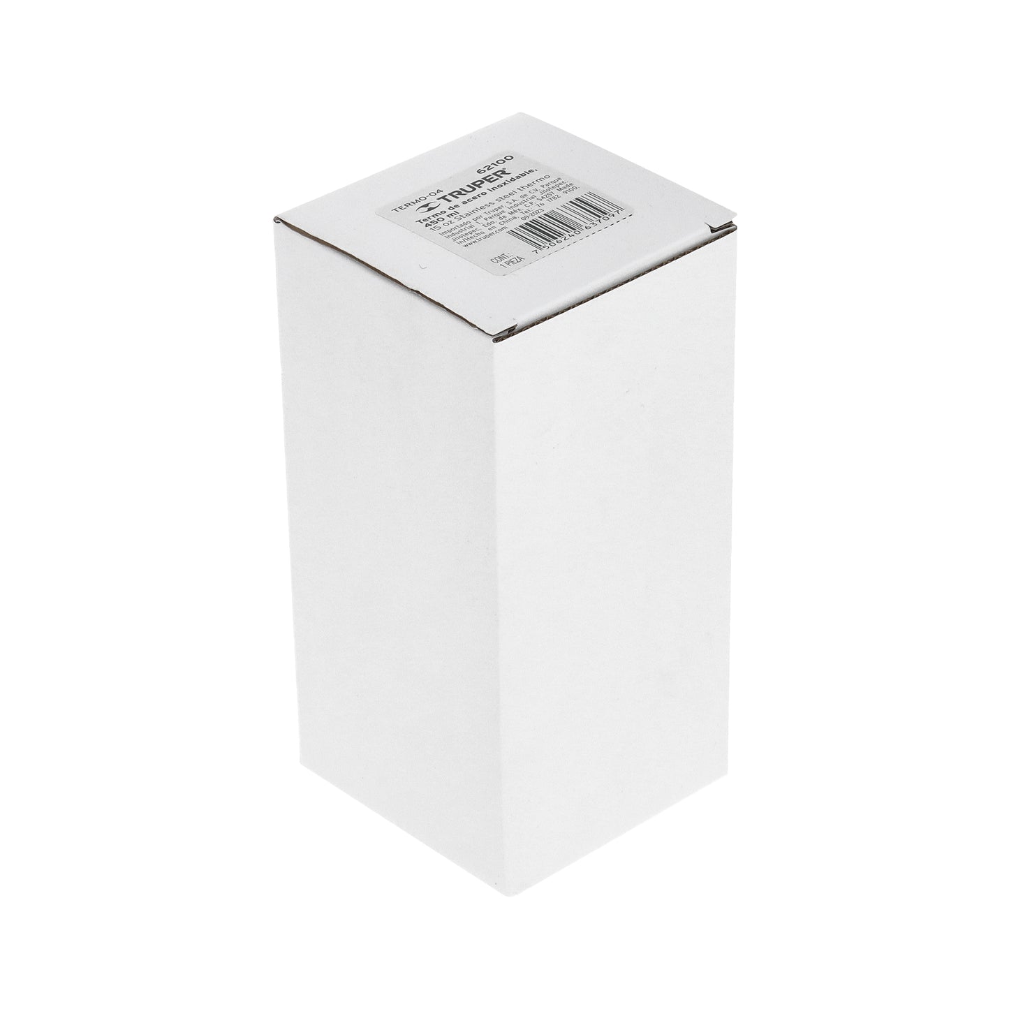 Vaso térmico de acero inoxidable de 450 ml con tapa hermética