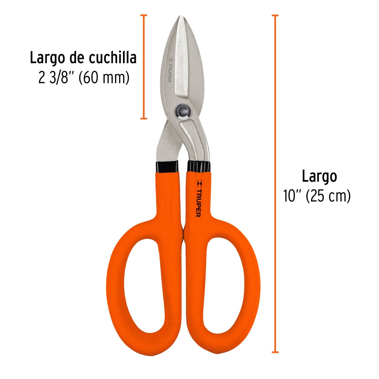 Tijera para hojalatero resistente 10 pulgadas