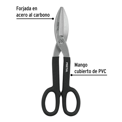 Tijera para hojalatero de acero 12
