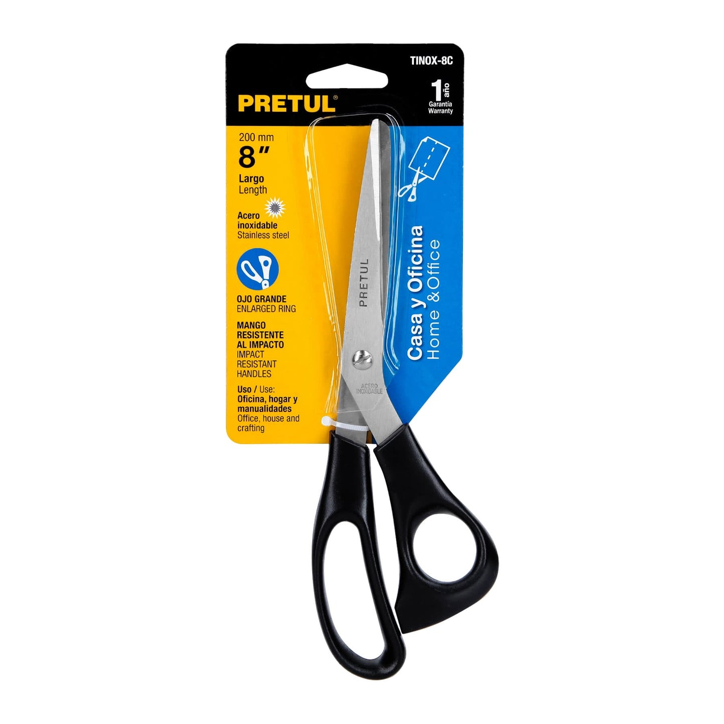 Tijera de acero inoxidable para office 8