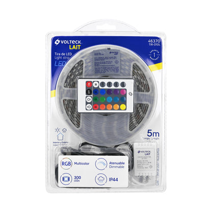 Tira LED RGB de 40 W para interior y exterior de 5 m