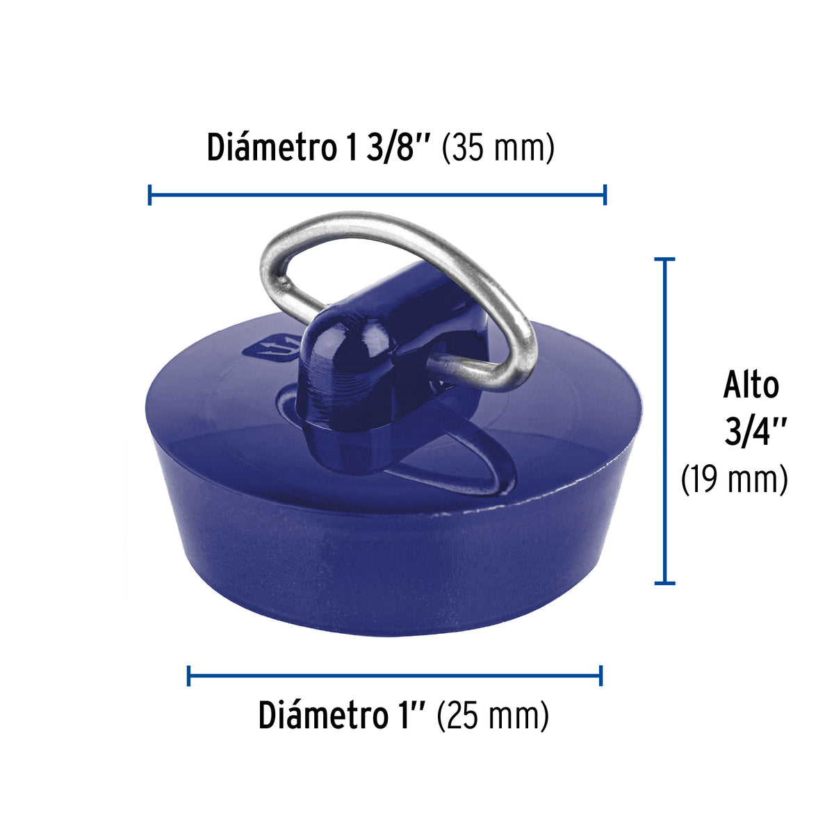 Tapón de PVC, para lavabo, 26 a 35 mm · vista 3
