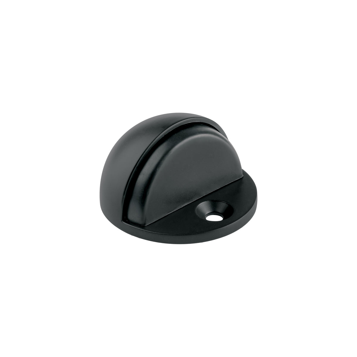 Tope tipo media luna para puerta, negro mate