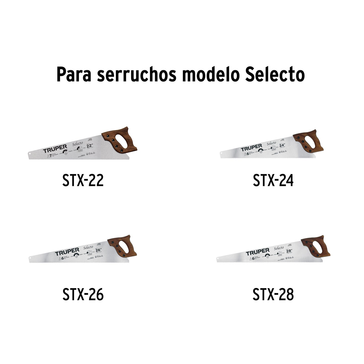 Bolsa c/10 tornillos p/serruchos