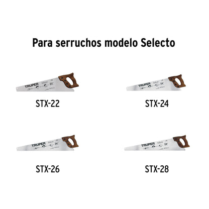 Bolsa c/10 tornillos p/serruchos
